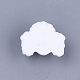 樹脂子犬カボション  プードル犬  ライトスチールブルー  19x22x7mm RESI-T031-40-2