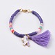 Handmade Polymer Clay Beads Kids Bracelets BJEW-JB04773-M-2
