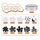 Kit de fabricación de conjunto de joyas con tema de yin yang diy DIY-YW0004-67-3