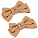Leather Bowknot Shoe Decorations AJEW-WH0323-23D-1