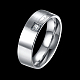 Regali di san valentino incisi amore infinito anelli di coppia in acciaio al titanio con zirconi per uomo RJEW-BB16450-8-2