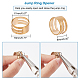 Stainless Steel Open Small Jump Rings For Jewelry Making Diameter 4/5/6/8/9/10mm Wire STAS-PH0004-01-M-6