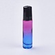 10ml Glass Gradient Color Essential Oil Empty Roller Ball Bottles X-MRMJ-WH0011-B09-10ml-1