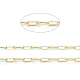 Handgefertigte goldene Messing-Emaille-Gliederketten CHC-M021-66A-03-2