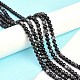 Natural Silver Obsidian Beads Strands X-G-D083-01D-4