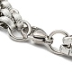 304 Stainless Steel Mesh Chain Bracelets BJEW-C042-02P-3