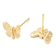 Butterfly Alloy Stud Earrings for Women PALLOY-Q447-09LG-2