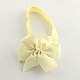Niedlich elastischen Babystirnbänder Haar-Accessoires diy mit Tuch bowknot OHAR-Q002-04J-1