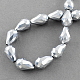 Chapelets de perles en verre électroplaqué EGLA-R045-16x10mm-06-2