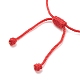 Нейлоновый плетеный браслет с узлом BJEW-JB08369-01-5