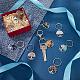 SUPERFINDINGS 36Pcs 9 Styles Tree of Life Keychain Natural Crystal Stones Handmade DIY Keychain Charm Pendant Gemstones Key Chain Charm for Handmade DIY Bag Charms Keyring KEYC-FH0001-20-5