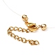 Ожерелье с подвеской в виде морского конька и раковины для девочек-подростков NJEW-JN03716-5