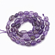 Natural Amethyst Beads Strands G-S331-6x8-005-2