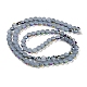Hebras de perlas de vidrio esmerilado electrochapadas EGLA-Z001-01H-2