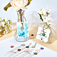 Sunnyclue 12 colori 24 pezzi kit per la creazione di portachiavi fai da te DIY-SC0016-38-4