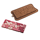 Moldes de silicona de calidad alimentaria para chocolate DIY-F068-14-2