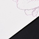 Cartes d'affichage de boucle d'oreille de fleur de rectangle CDIS-P007-B02-4