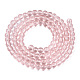 Chapelets de perles en verre transparente   GLAA-T032-T4mm-10-3
