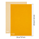 ジュエリー植毛織物  ポリエステル  自己粘着性の布地  長方形  オレンジ  29.5x20x0.07cm  20個/セット DIY-BC0011-34F-2