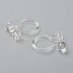 Plastic Clip-on Earring Findings X-KY-P001-10A-2