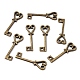 Tibetan Silver Antique Bronze Tone Especial Key Charms Pendants X-TIBEB-A102095-AB-FF-3