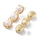 Orecchini pendenti con perle naturali EJEW-P256-37G-2