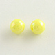 AB Color Plated Acrylic Round Beads SACR-Q109-8mm-08-1