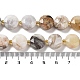 Chapelets de perles en agate fou naturel G-NH0004-032-5