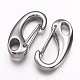 Stainless Steel Keychain Clasp Findings X-STAS-E055-08-2