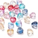 100Pcs 10 Colors Electroplate Glass Beads EGLA-YW0001-31-4