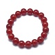 Natural Jade Bead Stretch Bracelets BJEW-K212-B-036-2