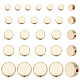 Benecreat 50 pièces 5 styles support placage laiton perles d'espacement KK-BC0012-59-1