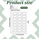 32 шт прозрачные акриловые двухсторонние клейкие наклейки FIND-WH0139-98C-2