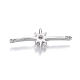 Звенья из микрочастиц из латуни с кубическим цирконием ZIRC-F120-096P-2