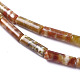 Dragon naturel perles de jaspe sanguin brins G-D0017-06-3