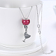 925 Sterling Silver Pendant Necklaces NJEW-BB18239-6