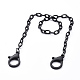 Collares personalizados de cadena de cable de plástico abs X-NJEW-JN02850-02-1
