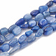 Cordes de perles de calcédoine naturelles G-S331-8x10-023-1