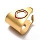 304ステンレス鋼バチカン  エナメル  三角形  ゴールドカラー  ミックスカラー  9x8x7mm  ピン：1mm STAS-I193-10G-4