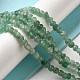 Natürlichen grünen Aventurin Perlen Stränge G-D081-A09-5