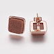 Synthetic Goldstone Stud Earrings EJEW-F139-A05-2