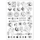 CRASPIRE Moon Phase Clear Stamps for Card Making Scrapbooking Crafting DIY Decorations DIY-WH0167-57-0228-8