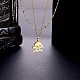 304 Stainless Steel Skeleton Pendant Necklaces JN1059A-3