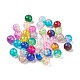 Transparent Crackle Glass Beads CCG-XCP0001-02-1
