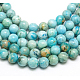 Fili di perle rotonde di emimorfite con pietre preziose naturali G-L145-10mm-01-3