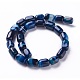 Natural Dyed Agate Beads Strands G-G775-B-11-2