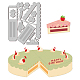 GLOBLELAND 1Set 3D Cake Box Cutting Dies Metal Candy Gift Wedding Box Die Cuts Embossing Stencils Template for Paper Card Making Decoration DIY Scrapbooking Album Craft Decor DIY-WH0309-805-1