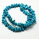 Chips Natural Howlite Beads Strands X-G-N0131-23-2