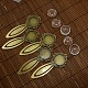 20mm Clear Domed Glass Cabochon Cover for Antique Bronze DIY Alloy Portrait Bookmark Making DIY-X0125-AB-NR-1