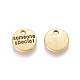 Tibetan Style Alloy Flat Round Carved Word Someone Special Charms TIBEP-A2817-AG-RS-2